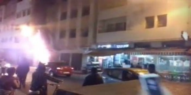 صورة بالفيديو .. حريق مهول بمصبنة في البرنوصي