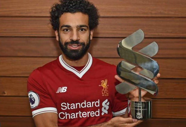 صورة محمد صلاح أفضل لاعب في ليفربول لشهر أبريل