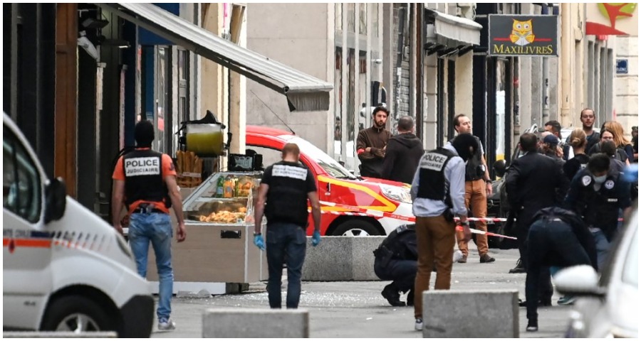 صورة اعتداء ليون : المشتبه به جزائري اعترف بتنفيذه للهجوم