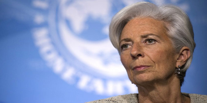 صورة مديرة صندوق النقد الدولي “كريستين لاغارد” تقدم استقالتها