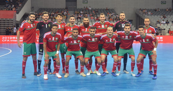 صورة المنتخب الوطني داخل القاعة يفوز بالدوري الدولي في الصين