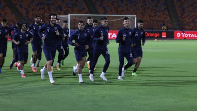 صورة الزمالك يجري مرانه الأخير قبل مواجهة الرجاء