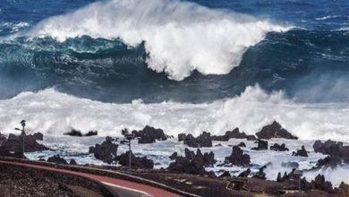 صورة حقيقة اقتراب إعصار “ثيتا” من سواحل المغرب