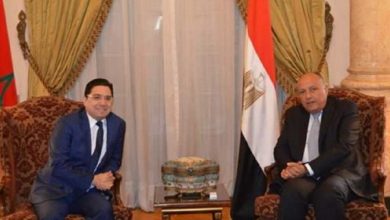 صورة وزير خارجية مصر يتصل ببوريطة ويعلن عن موقف بلاده من أزمة الكركرات