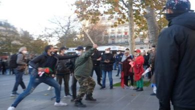 صورة اعتداء عصابة البوليساريو على محتجين مغاربة بباريس يصل إلى مجلس المستشارين