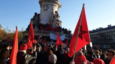 صورة “مغاربة فرنسا” يتظاهرون في باريس دعما للتدخل المغربي بالكركرات