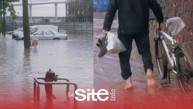 صورة حي البرنوصي بالبيضاء يتحول إلى مسبح مائي بعد التساقطات المطرية الغزيرة -فيديو