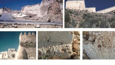 صورة أكادير.. إعادة بناء جدران الواجهة الشرقية لموقع قصبة “أكادير أوفلا”