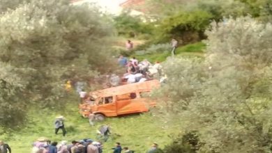 صورة قتيلة و16 مصابا.. سلطات وزان تكشف حصيلة فاجعة انقلاب حافلة للنقل
