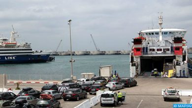 صورة رحلة بحرية من ميناء طنجة صوب إسبانيا