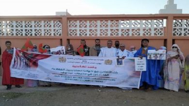 صورة كلميم.. وقفة تضامنية مع المغاربة المحتجزين في مخيمات تندوف