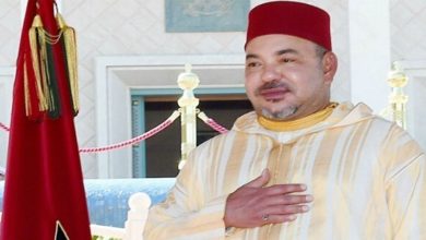 صورة الملك يهنئ إسماعيل عمر جليه بإعادة انتخابه رئيسا لجمهورية جيبوتي