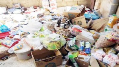 صورة حجز 213 كلغ من المواد الغذائية غير الصالحة للاستهلاك بكلميم منذ بداية شهر رمضان