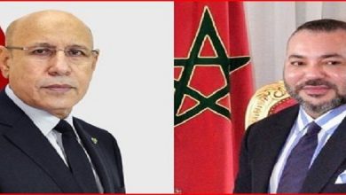 صورة رسالة من الرئيس الموريتاني إلى الملك محمد السادس