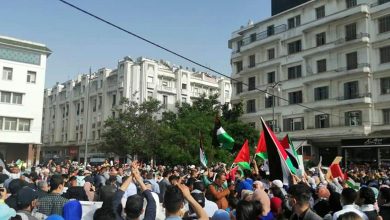 صورة مدن مغربية تنتفض نصرة لفلسطين وتنديدا بالاعتداء الإسرائيلي