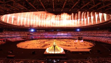 صورة افتتاح أولمبياد طوكيو.. اليابان تبهر العالم بطائرات “الدرون”