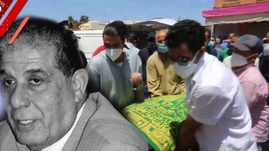 صورة جنازة مهيبة تُشيّع جثمان الراحل عمدة مراكش السابق إلى مثواه الأخير بمراكش-فيديو