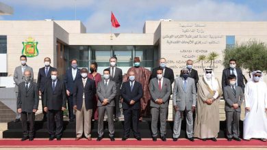 صورة سفراء معتمدين بالمغرب يزورون مقر المكتب المركزي للأبحاث القضائية
