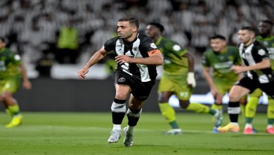 صورة حمد الله يسجل هدفه الرقم 130 في الدوري السعودي