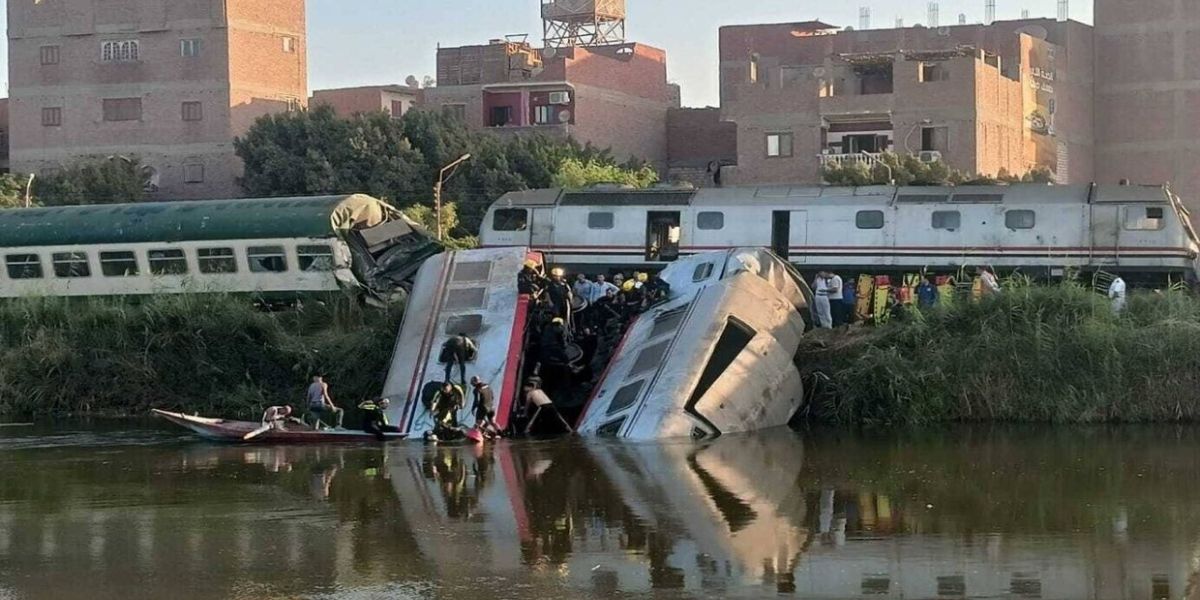 اصطدام مروع بين قطارين ووزارة الصحة المصرية تكشف ما وقع