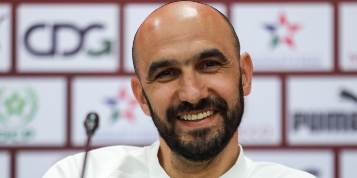 وليد الركراكي مدرب المنتخب المغربي