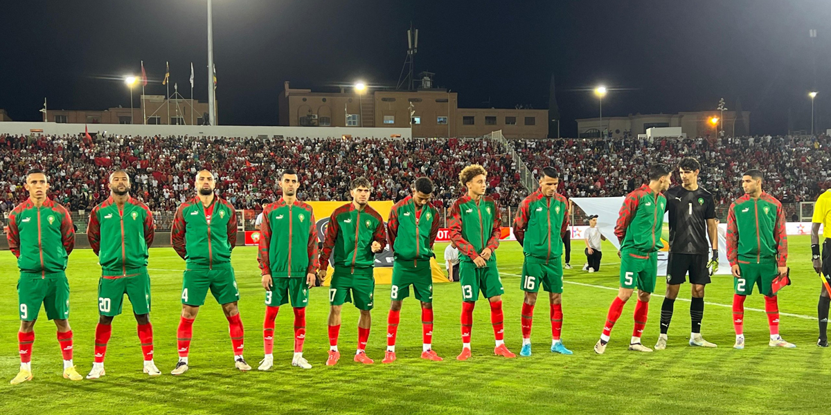 المنتخب المغربي يستعرض عضلاته أمام إفريقيا الوسطى