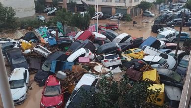 صورة عاصفة “دانا” تجتاح إسبانيا وتؤثر على المغرب ومديرية الأرصاد توضح